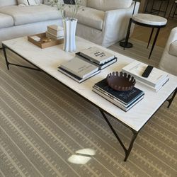 Large Custom Coffee Marble Table 