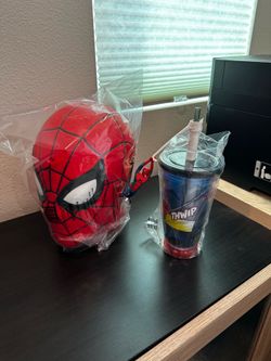 Spider-Man Brand New Day Head Popcorn Bucket and Thwip Cup Set
