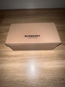 Black Burberry slides
