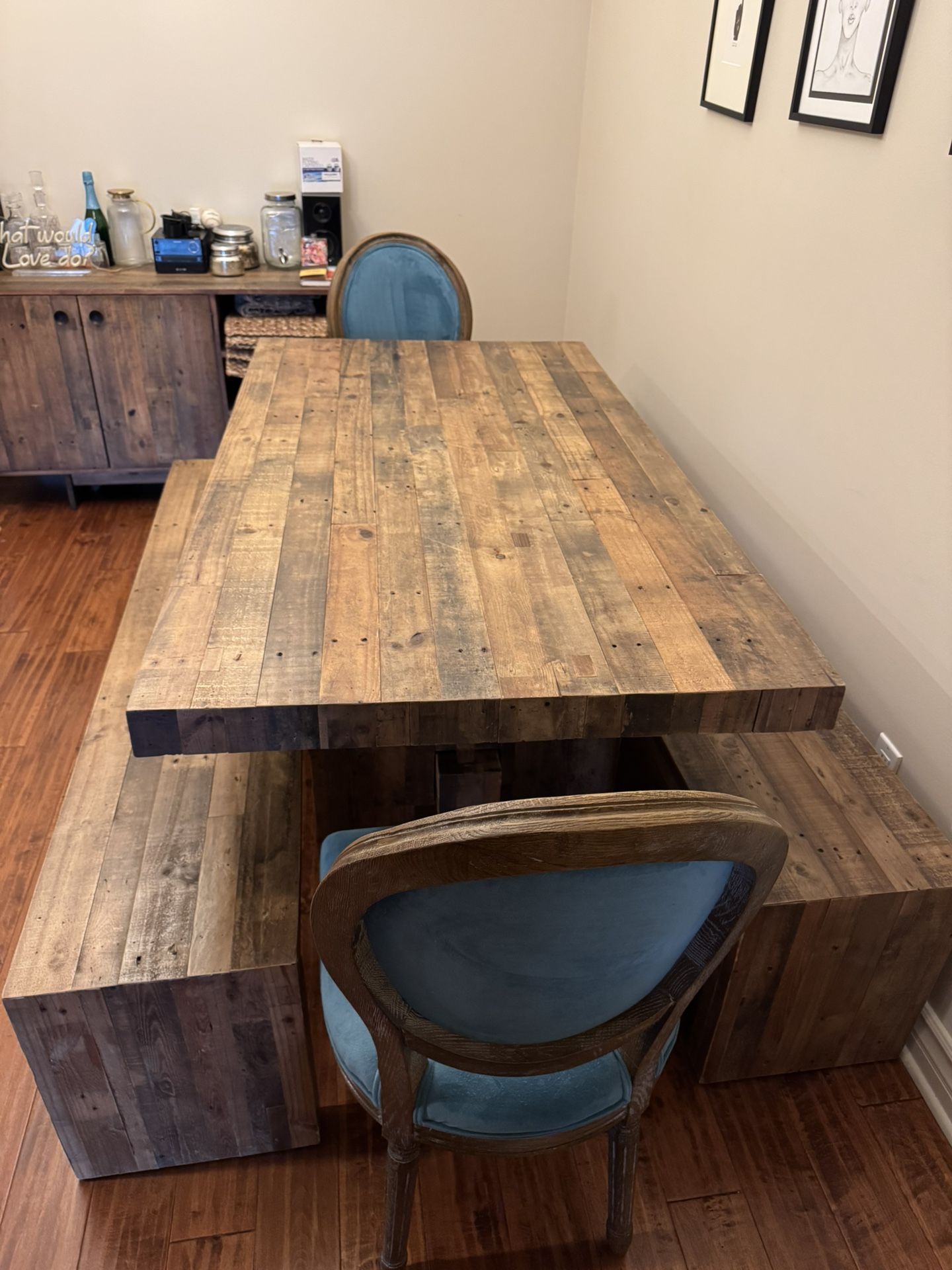 West Elm Dining Set With Buffet $1500 OBO