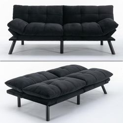 72" Futon + Velvet Futon Cover
