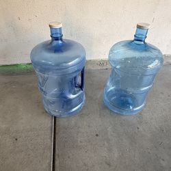 2 Reusable 5-Gallon Water Jugs for Dispenser