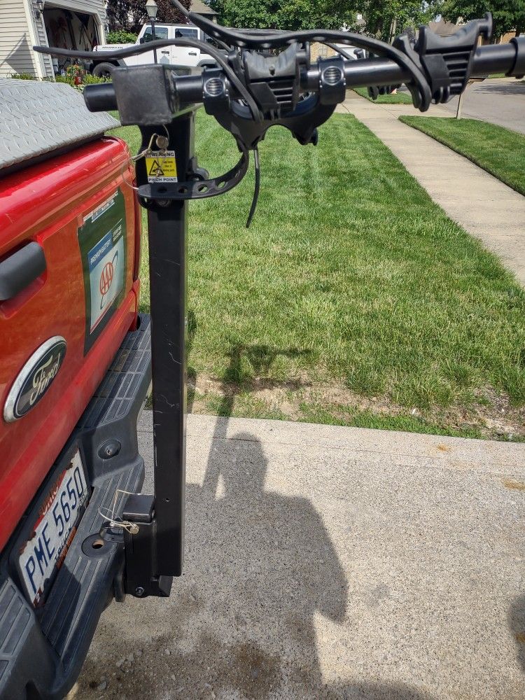 Double Folding Hitch Mount 2 Bicycle Bike Rack