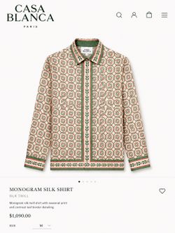 Casablanca Silk Shirt