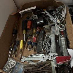 Lots Of Screwdrivers, Misc Tool Stuff——$20 A Box
