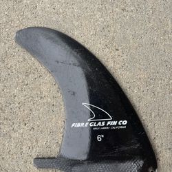 6 Inch Fin For 2 + 1 Longboard