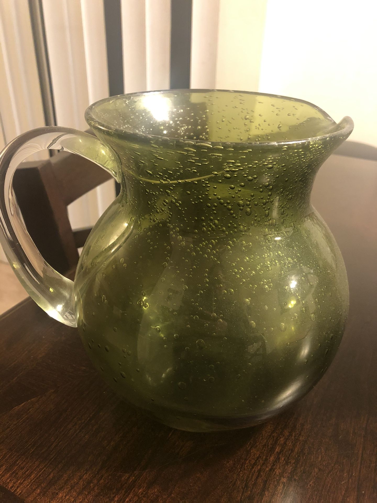 Glass pitcher