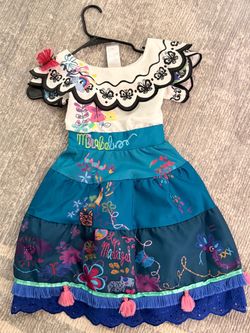 Girls Disney Encanto Mirabel Girls Costume Dress