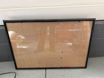 Large Black Picture Frame with Glass