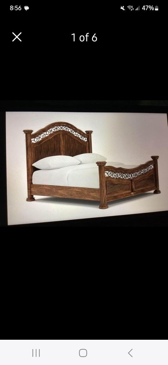 Durango Panel Bed in Willadeene, CA King Bed Set furniture Brown 