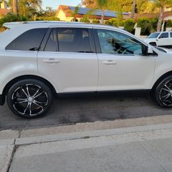 (11) Ford Edge, Smogged, Low Miles, 22"rims, Runs And Drives Great, No Issues