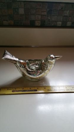 Mercury Glass Bird