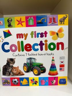 My First Collection 7 Tabbed Board Books Set