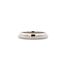 14K White Gold Solid Band