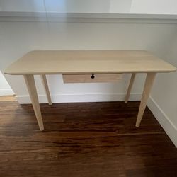 Desk Lisabo by IKEA, Birch