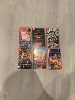 Nintendo switch games lot (Spyro, Civ, and sonic left only)