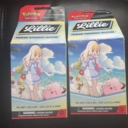 Pokemon: (2) Lillie Premium Tournament Collection Box (6) Journey Together 
