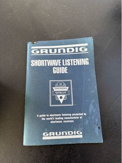 Grundig short wave radio guide