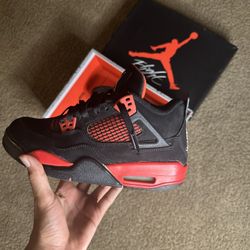 Jordan 4 GS red thunder