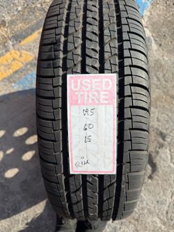 **195-60-15 🔥 Trailer wheel and tire