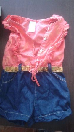 Cute summer girl outfit 2t
