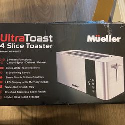 Mueller Ultra Toast 4 Slice Toaster Stainless Steel