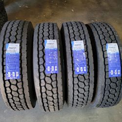 295 75 22.5 TRACTION DRIVE COMMERCIAL TRUCK TIRES