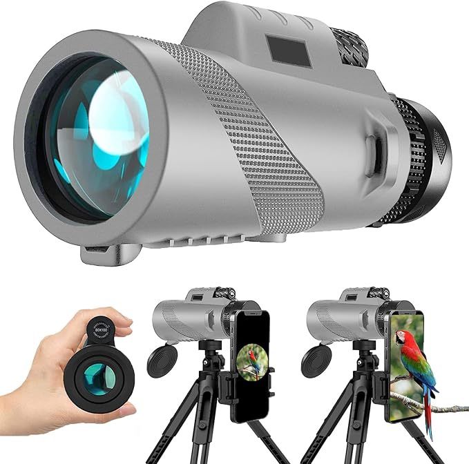 80x100 HD Monocular Telescope High Powered Monocular