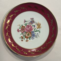 Floral Print Saucer 