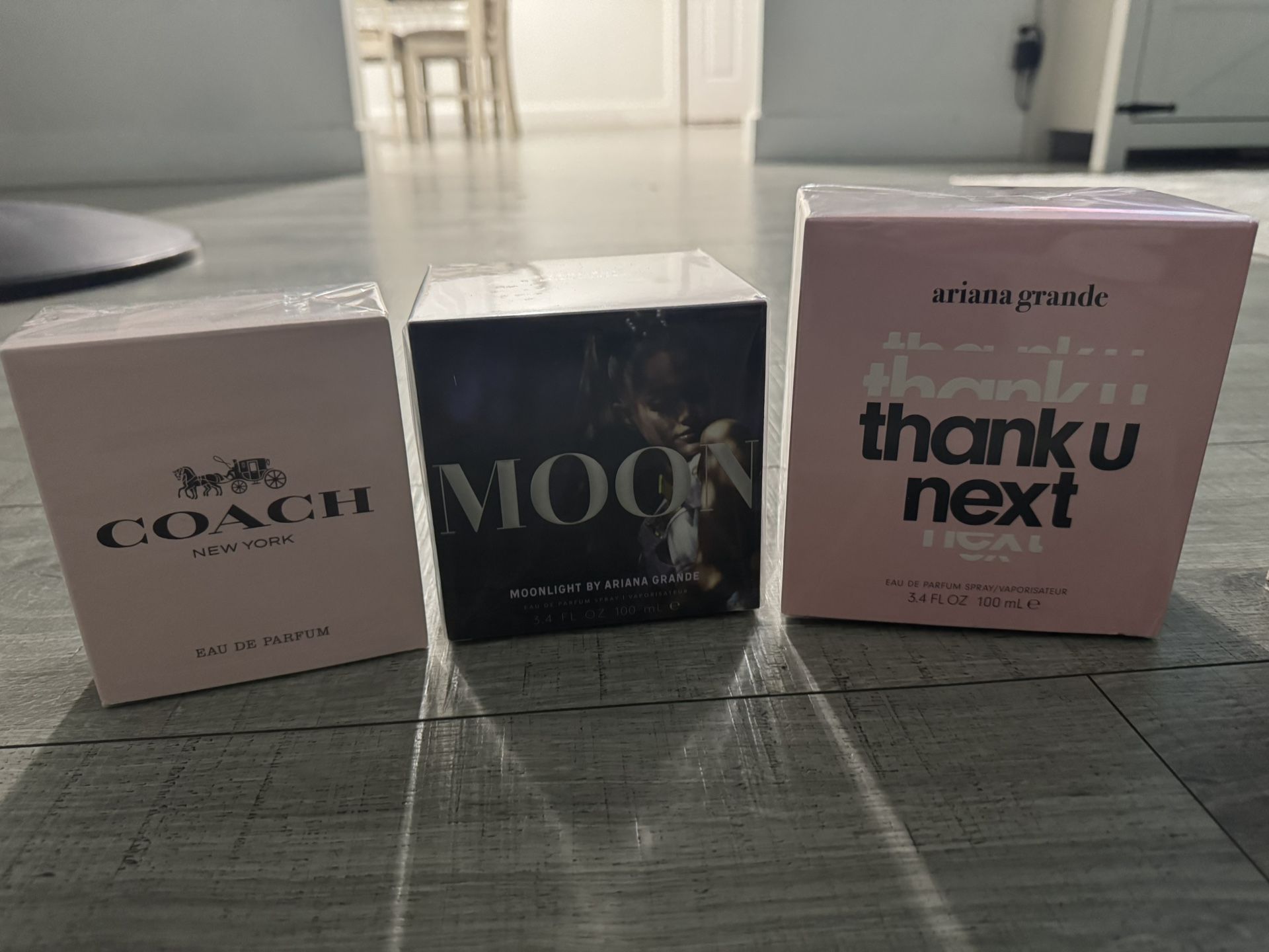 Women Perfumes, Ariana Grande Moonlight, Thank You And Coach