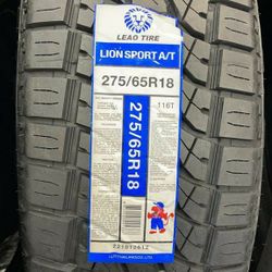 275/65/18 AT TIRES SET