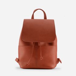 Parker Clay Leather Backpack