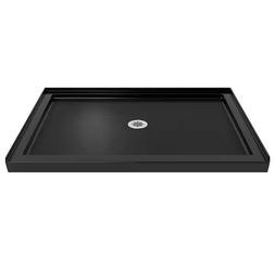 DreamLine Slim Line Center Black Single Shower Pan