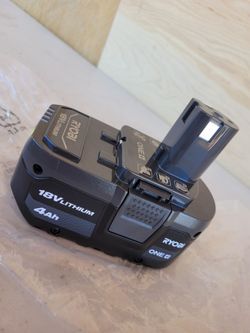 Ryobi 18v 4ah Battery...FIRM PRICE_PRECIO FIJO $45 NEW_NUEVO