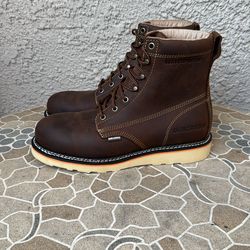 WORK BOOTS DURADERO 5620 SOFT TOE  WATERPROOF SIZE 8.5 MENS