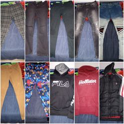 pants and sweatshirts 