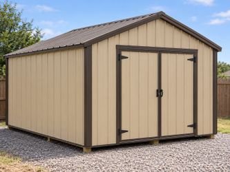 Metal Storage Shed with Double Doors