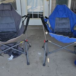 2 Hammock Swaying Folding Chairs From Bass Pro
