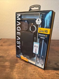 NEW MAGEASY Pouch M Wallet Case - iPhone 16 Pro Max - Black