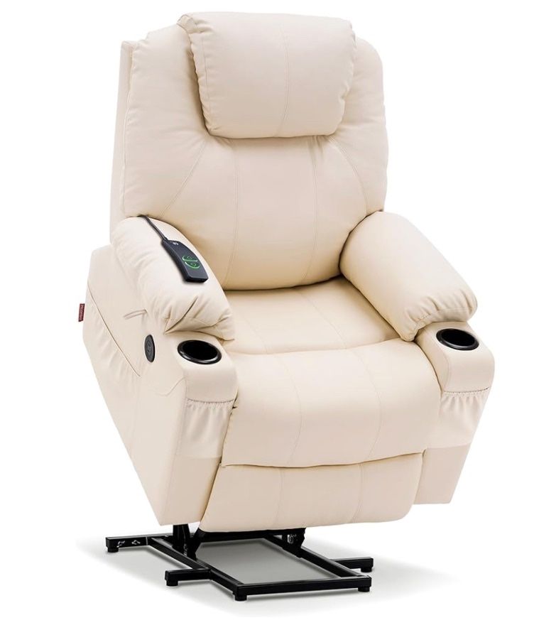 MCombo Electric Power Lift Recliner Chair, Sofa With Massage And Heat