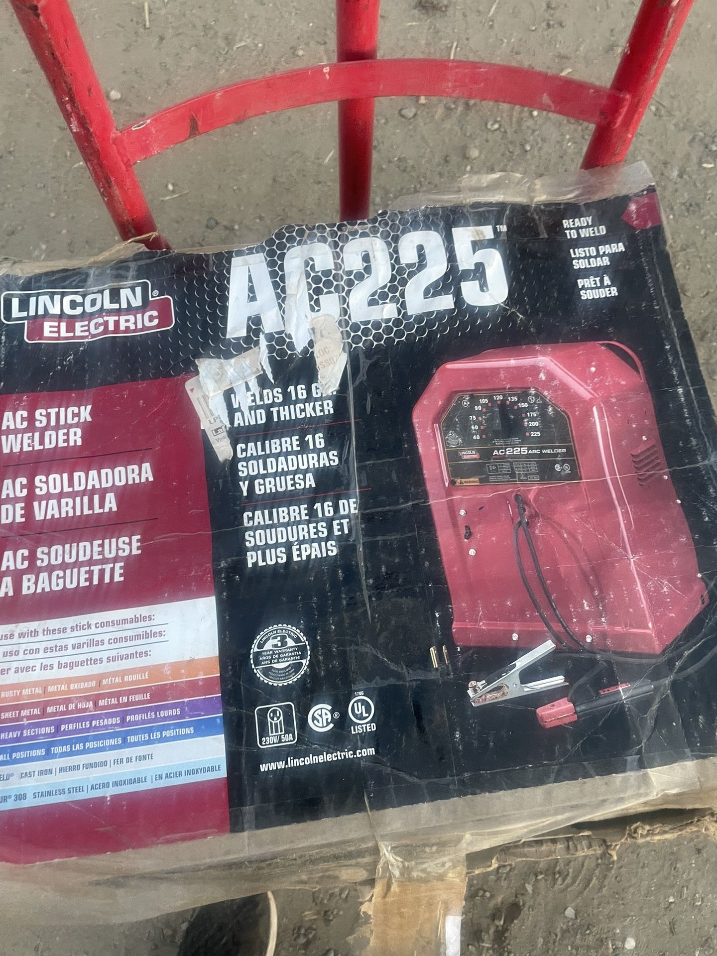 LINCOLN ELECTRIC AC STICK  WELDER  NEW   NEW NEWNEW NEWNEW NEWNEW NEW NEW  NEW NEW