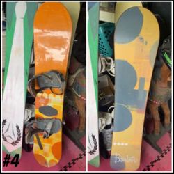 Burton Chopper 139cm snowboard with Burton Medium Bindings
