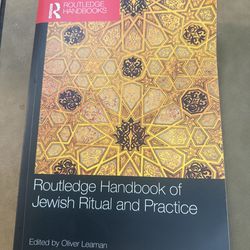 Routledge Handbook of Jewish Ritual and Practice