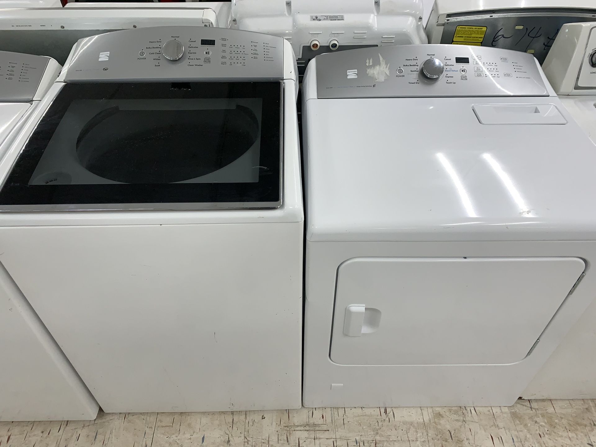 Kenmore set washer and dryer gas