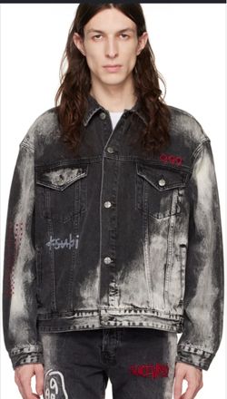 K subi x juice wrld denim jacket