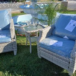 New Patio Set 3 Pcs