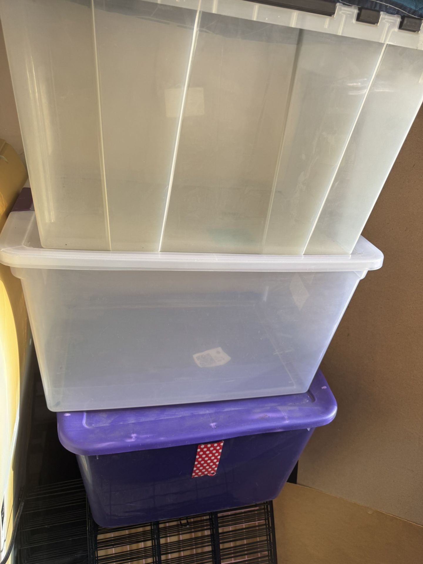 3 Storage Boxes