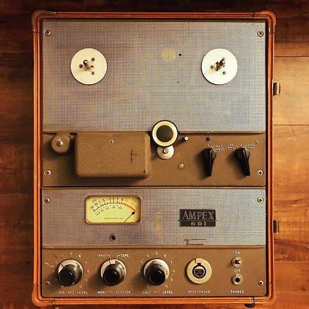 AMPEX 601 REEL TO REEL RECORDER MIC PREAMP VINTAGE