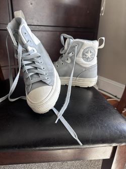 Leather Converse. Like New