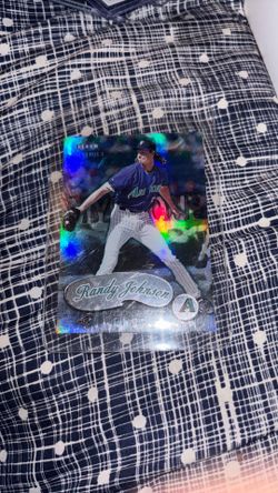Flee mystique refractor Randy Johnson Diamond backs baseballl card